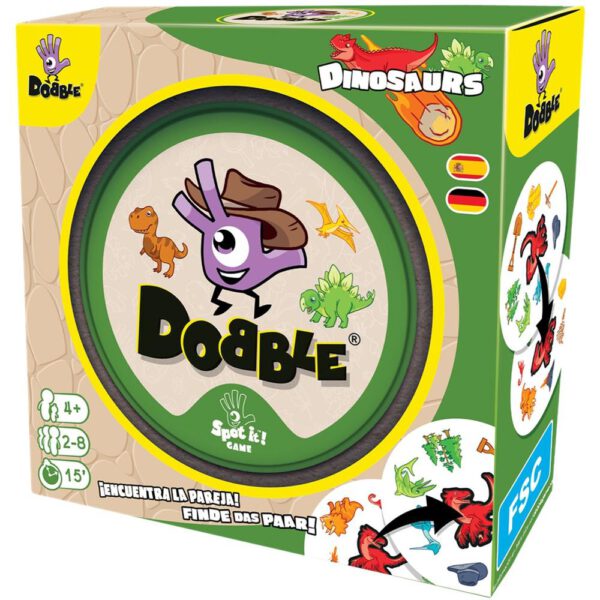 *Juego de mesa dobble dinosaurios