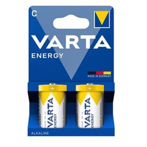 *Blister pilas varta alcalinas energy lr14 c -  2 pilas