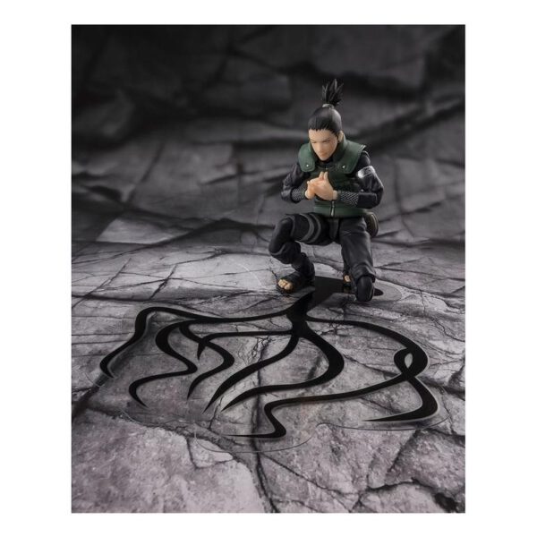 *Figura tamashii nations naruto shippuden shikamaru nara brilliant strategist ver. sh figuarts 14.5cm