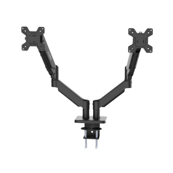 *Soporte 2 monitores coolbox hasta 32 pulgadas abrazadera articulado
