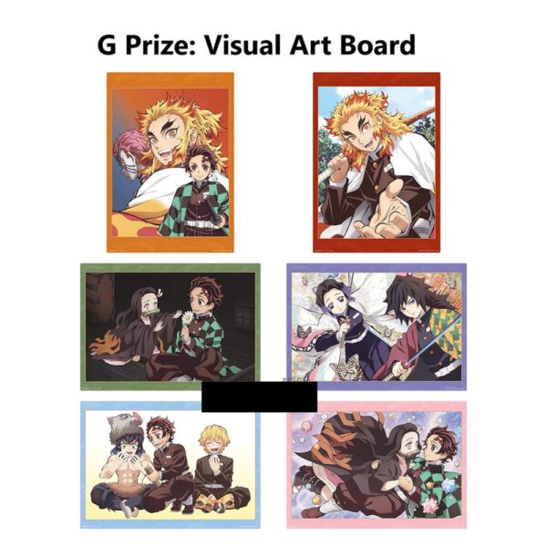 *Lámina demon slayer exclusivo kuji premio g 1 unidad