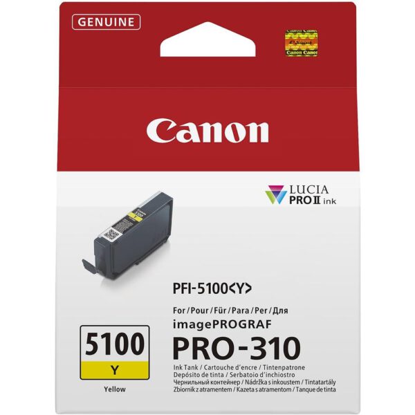 *Cartucho tinta canon pfi - 5100 amarillo