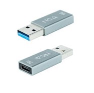 *Adaptador usb tipo c a usb tipo a nanocable negro - hembra -  macho gen2 10gbps