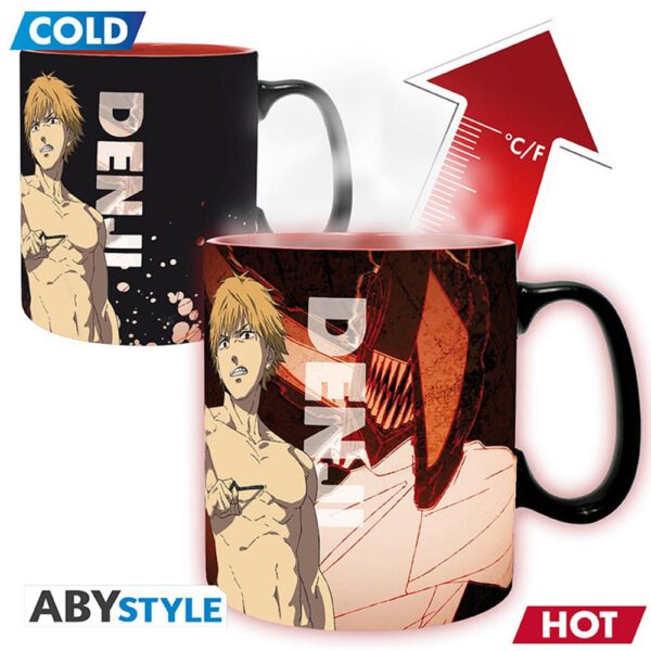 *Taza termica abystyle chainsaw man denki y aki 460ml