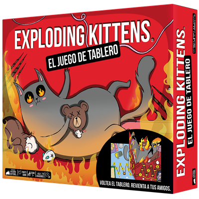 *Juego de mesa exploding kittens: el juego de tablero