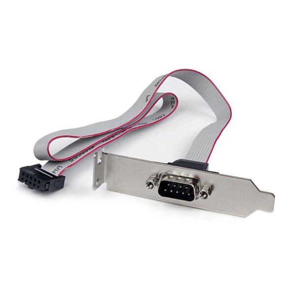 *Adaptador startech header cabezal bracket serie serial rs232 a idc placa base perfil bajo 40cm