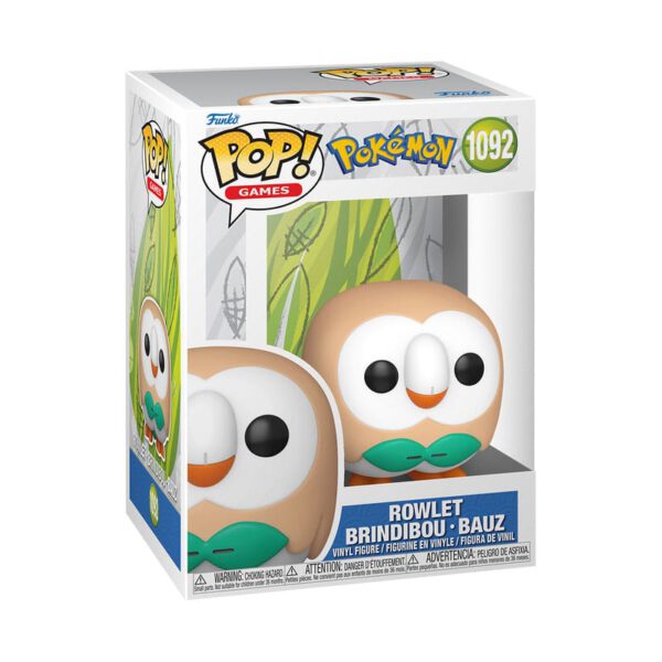 *Funko pop pokemon rowlet brindibou -  bauz