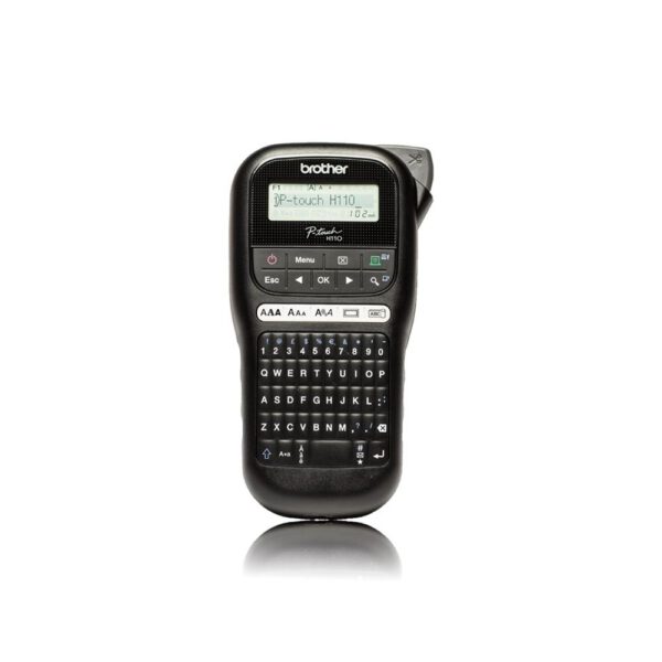 *Rotuladora brother pt - h110 lcd -  2 lineas -  teclado qwerty