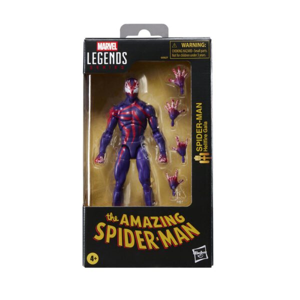 *Figura hasbro marvel legends series the amazing spider - man hellfire gala