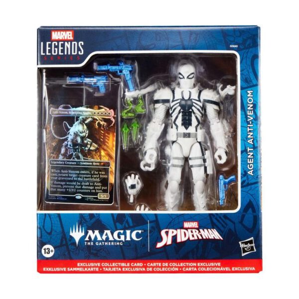 *Figura hasbro marvel legends series magic the gathering agent anti - venom
