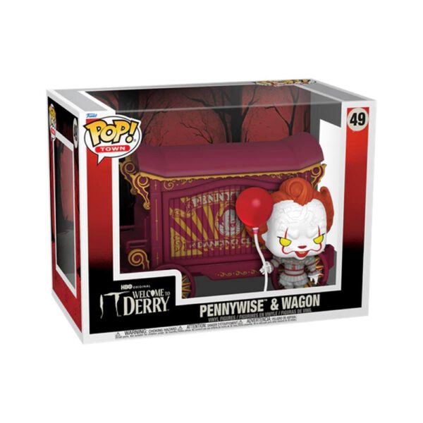 *Funko pop town welcome to derry pennywise and wagon