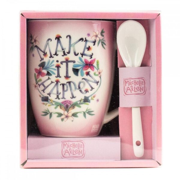 *Taza con cuchara enesco make it happen