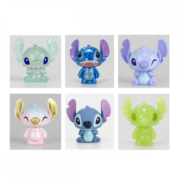 *Pack mini figuras enesco disney stitch 6 unidades