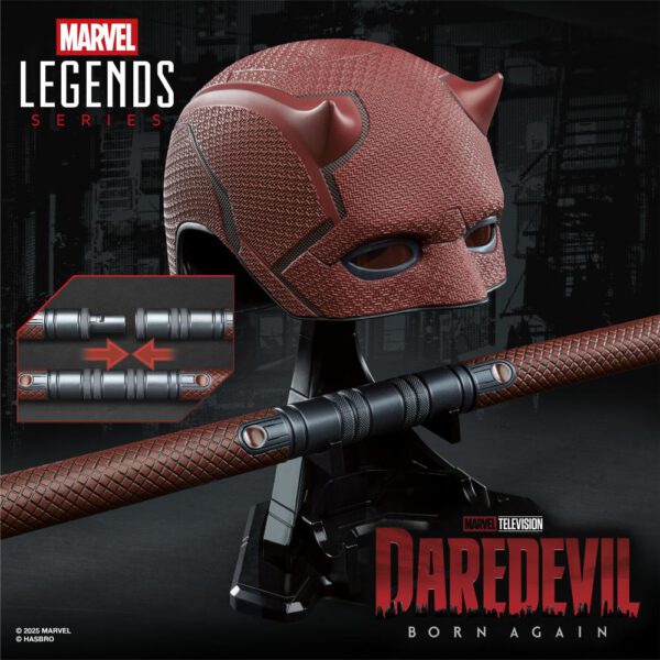 *Máscara premium role play hasbro marvel legends series daredevil born again