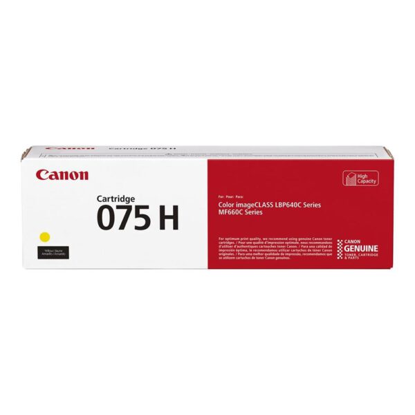 *Toner canon 075 h amarillo para cl mfp - sfp