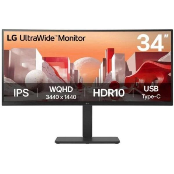 *Monitor lg 34ba75qe - b 34 pulgadas wqhd 60hz