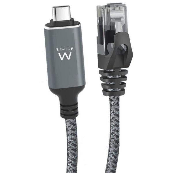 *Cable red ewent latiguillo rj45 a usb tipo c ftp cat6 1.5m