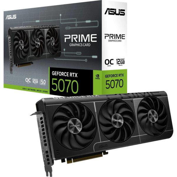 *Tarjeta grafica asus prime rtx 5070 12gb gddr7 -  3x dp -  1x hdmi pci express 5.0