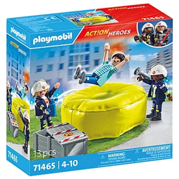 *Playmobil bomberos con colchoneta