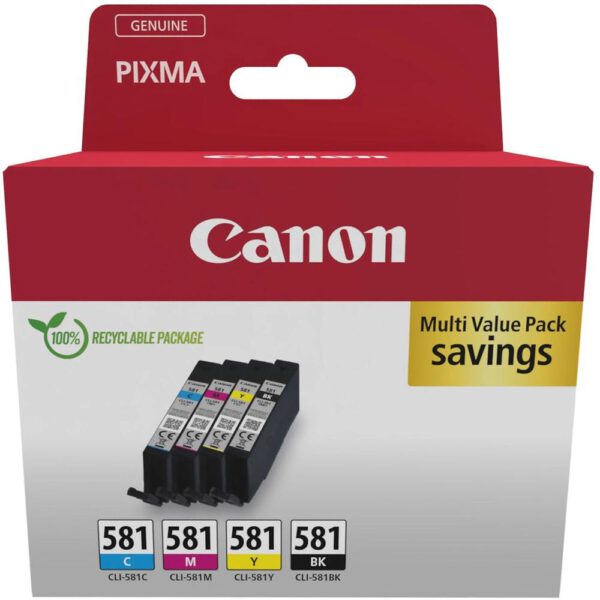 *Multipack tinta canon cli - 581 bk - c - m - y