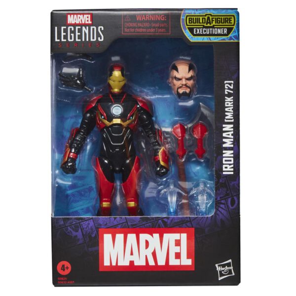 *Figura hasbro marvel legends series iron man (mark 72)
