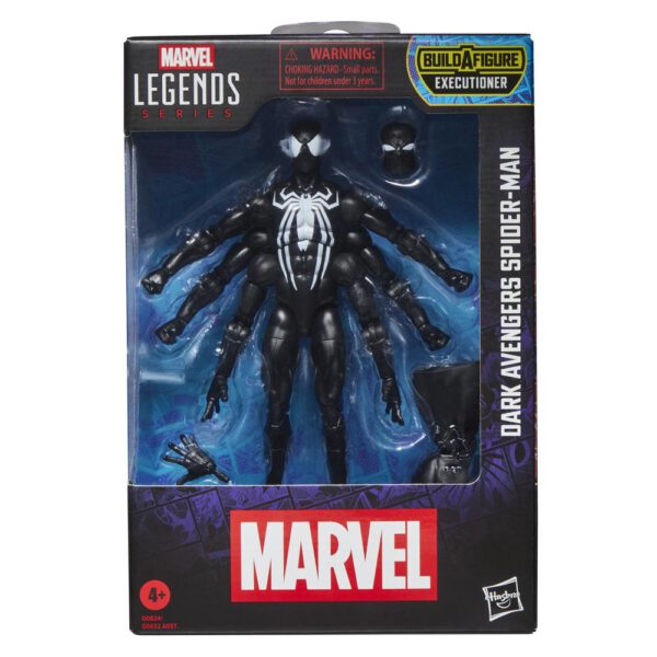 *Figura hasbro marvel legends series dark avengers spider - man
