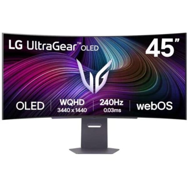 *Monitor curvo gaming lg 45gx90sa - b 44.5 pulgadas uwqhd 240hz