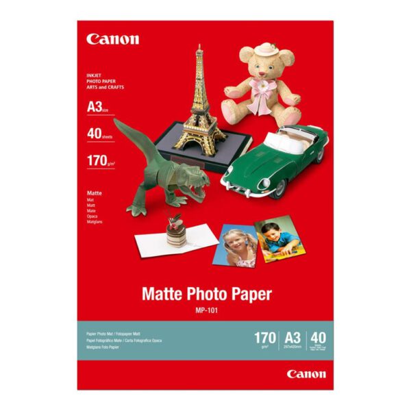 *Papel canon mp - 101 foto mate a3 40 hojas