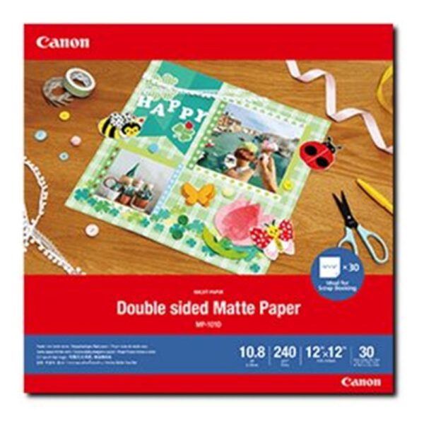 *Papel canon mp - 101d foto mate 30x30cm 30 hojas
