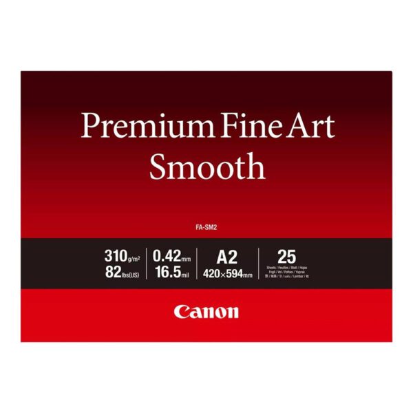 *Papel canon fa - sm2 a2 25 hojas