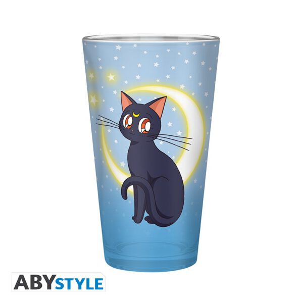 *Vaso grande abystyle sailor moon luna y artemisa 400 ml