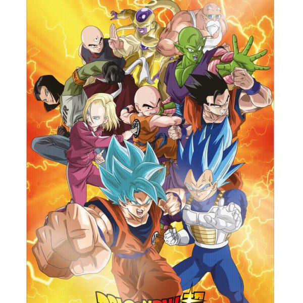 *Poster 3d 58x38cm universal survival heroes dragon ball super