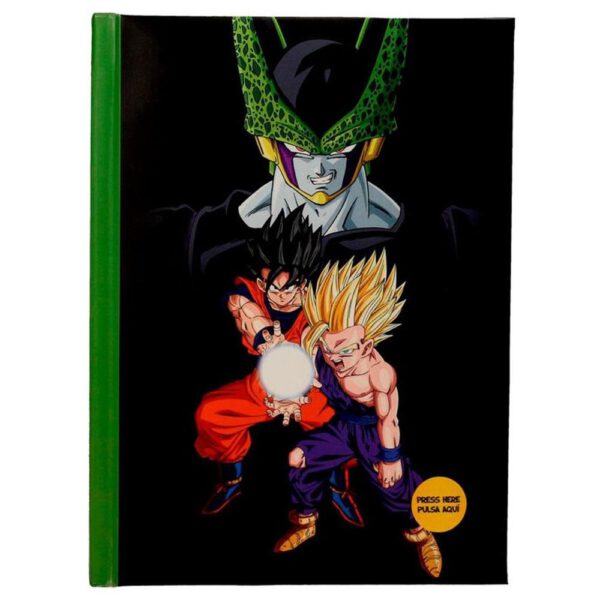 *Libreta sd toys dragon ball z batalla final cell con luz