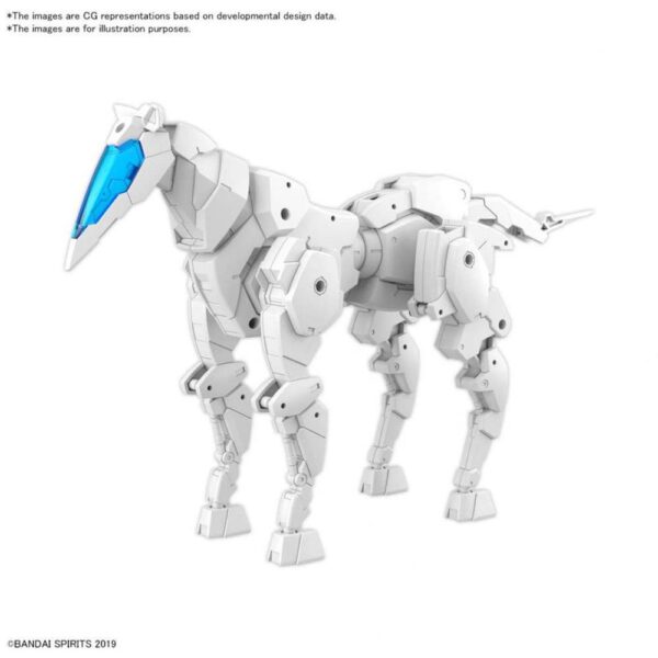*Vehiculo expansion bandai hobby 30mm exa - vehicle horse mecha ver. blanco