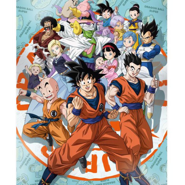 *Poster 3d 58x38cm universe survival dragon ball super