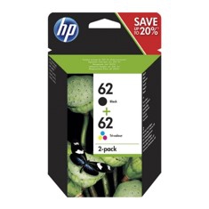 *Pack cartucho tinta hp n9j71ae nº62 negro - tricolor