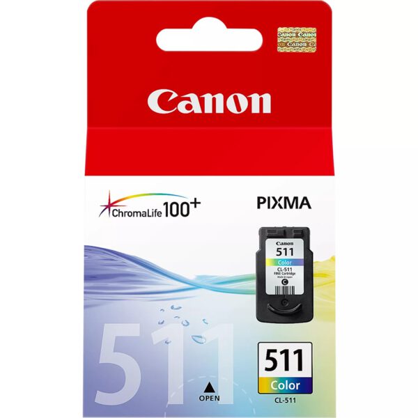 *Cartucho tinta canon cl 511 tricolor 9ml mp240 -  250 -  260 -  270 mp 480 -  490 mx 320 -  330