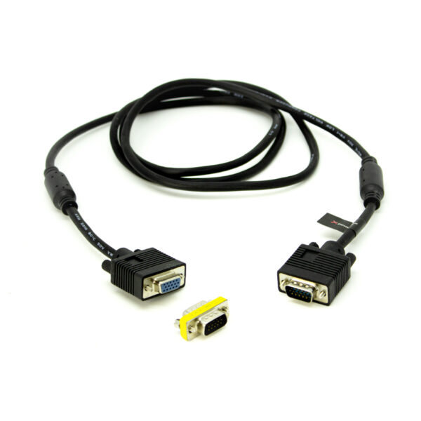 *Cable svga d - sub15 de 3 m - m - h con adaptador m - m