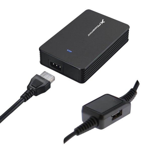 *Adaptador cargador de corriente universal automatico  phoenix 40w  (incluye 5 conectores)  para portatiles y netbooks con puerto usb