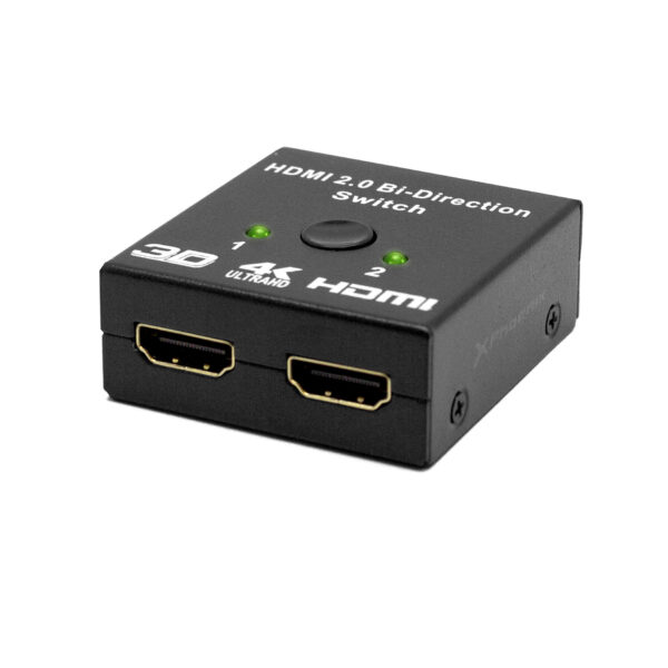 *Hub 2 hdmi splitter 4k con conmutador manual