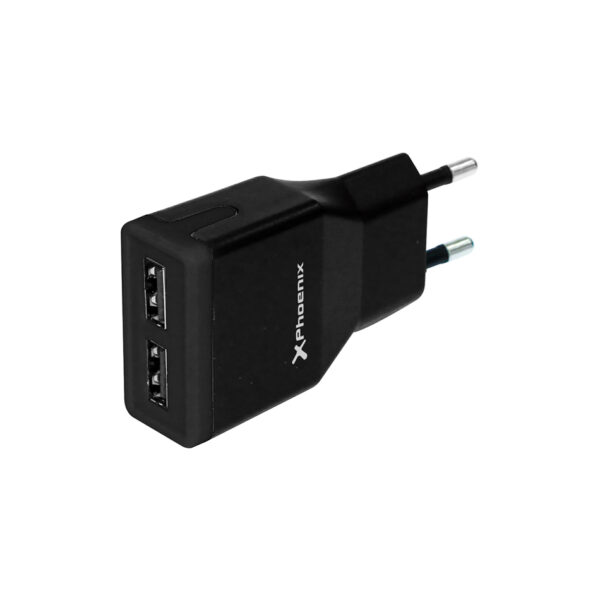 *Cargador usb 5v 2 salidas 2a con cable micro usb