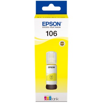 *Cartucho tinta epson c13t00r440 106 ecotank amarillo ink et - 7700 - et - 7750