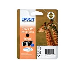 *Pack 2 tintas  epson c13t07114h10 negro gran capacidad pack de 2 unidades -  jirafa