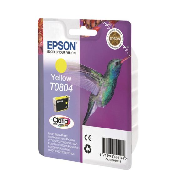 *Cartucho de tinta amarillo para epson px810fw - c13t08044011
