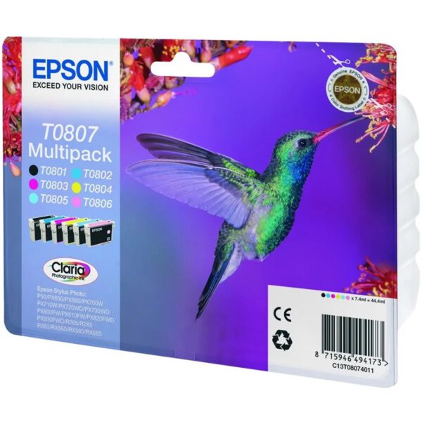 *Multipack tinta epson t08074 t080140+240+340+440 +540+640 -  colibri