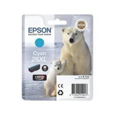 *Cartucho tinta epson t263240 cian xl xp - 600 - 605 - 700 - 800 -  oso polar
