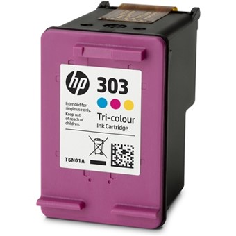 *Cartucho tinta hp 303 t6n01ae tricolor cian magenta amarillo