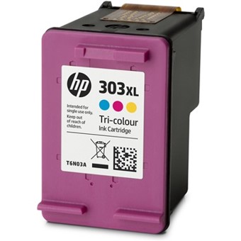 *Cartucho tinta hp original 303xl t6n03ae tricolor cian magenta amarillo