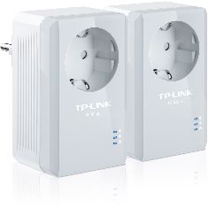 *Pack x2 adaptadores de red linea electrica 500mbps powerline con enchufe tp - link