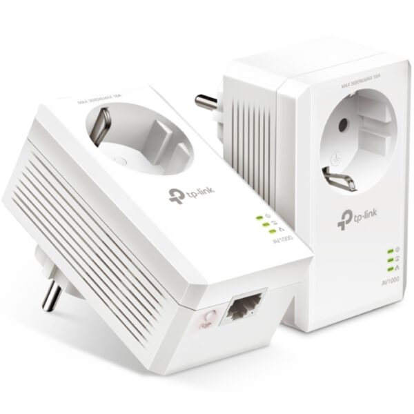 *Kit de adaptadores powerline tp - link tl - pa7017p kit gigabit av1000